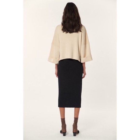 NWOT MARA HOFFMAN Sz M AZALEA RIBBED BELTED ALPACA - Picture 3 of 8